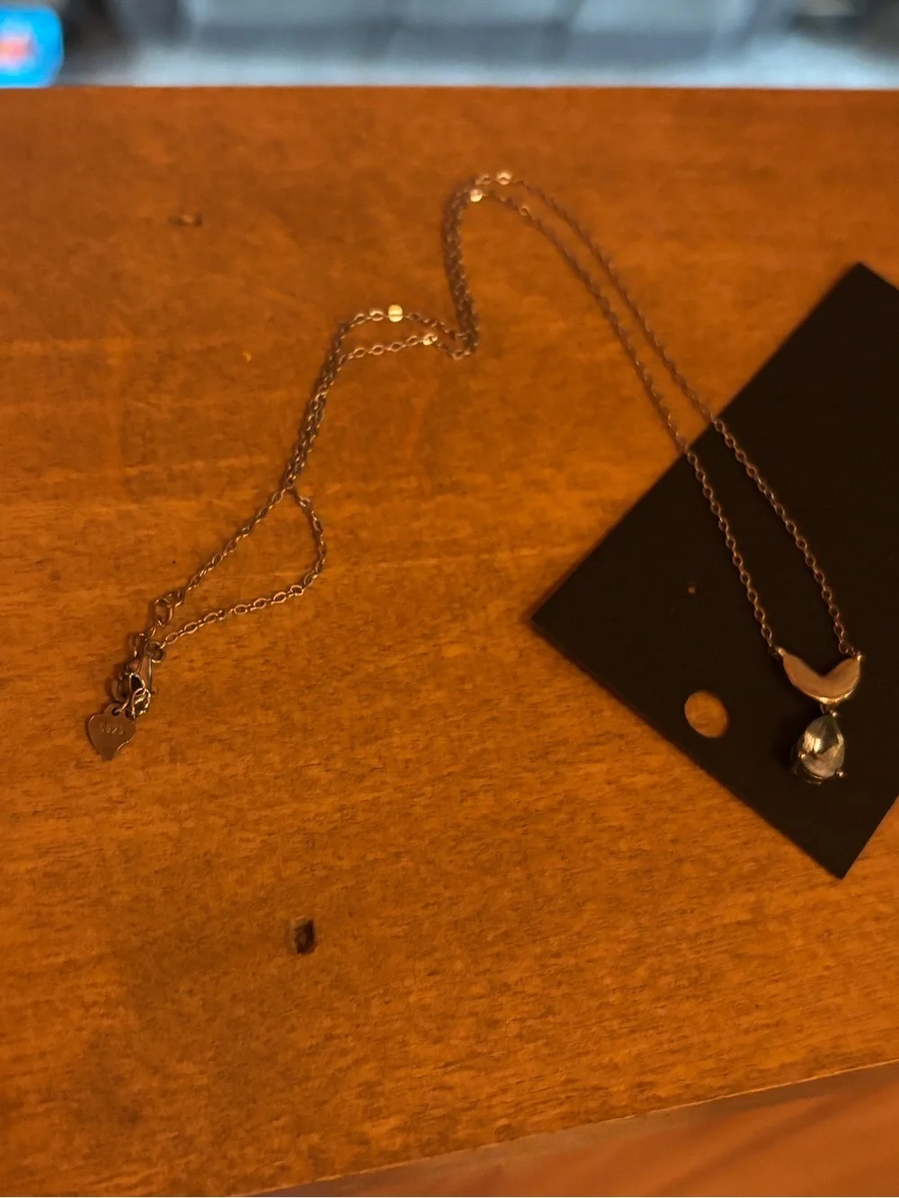 Topaz Teardrop Sterling Silver Pendant Necklace - Women Jewelry